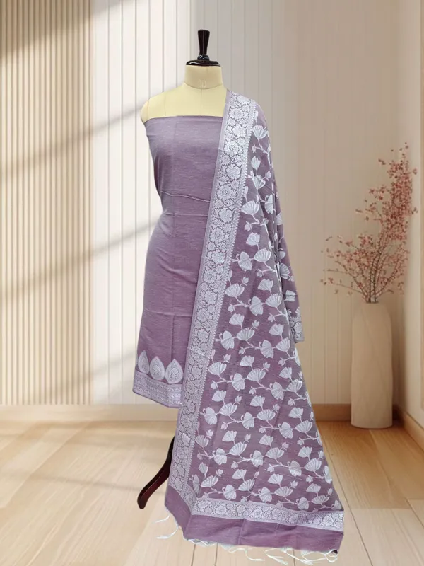 Best_Quality_Banarasi_Linen_Silk_3_Pcs_Suits