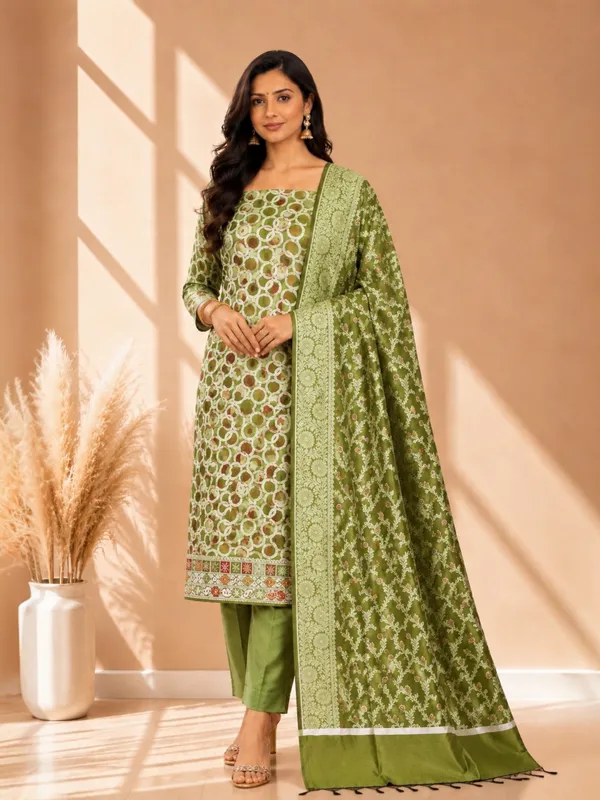 Banarasi_Cotton_Meena_3_Piece_Suit_Set_for_Women_|_Traditional_Party_Wear