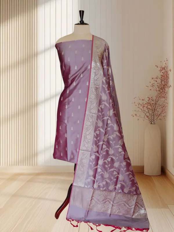 Elegant_Banarasi_Soft_Semi_Silk_3_Pcs_Suit_With_Premium_Finish_Banarasi_Soft_Semi_Silk