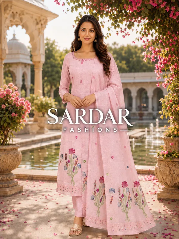 Elegant_Banarasi_Cotton_Silk_3_Pcs_Suits_With_Meena