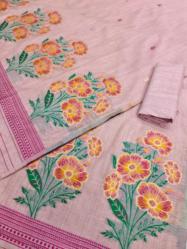 Elegant_Banarasi_Cotton_Silk_3_Pcs_Suits_With_Meena