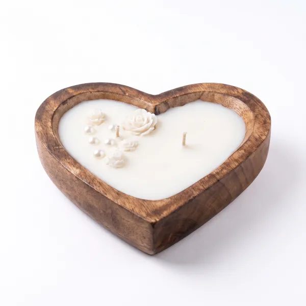 ShineYou_Heart_Shaped_Wooden_Candle_132_ml_|_Handcrafted_Wooden_Bowl_Candle_with_Floral_Design_&_Dual_Cotton_Wicks_|_Romantic_Home_Décor_&_Premium_Gift_for_Valentine,_Anniversary_&_Wedding