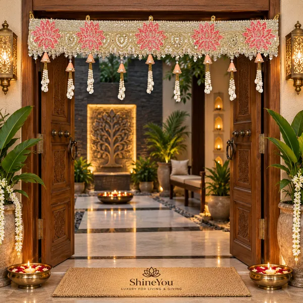 ShineYou_Lotus_Bandhanwar_for_Main_Door
