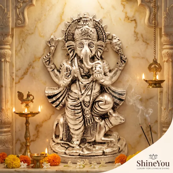 ShineYou_Premium_German_Silver_Ganesha_Wall_Hanging
