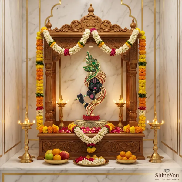 ShineYou_Premium_Hand-Painted_Aluminium_Krishna_Wall_Décor_|_Lord_Krishna_with_Flute_&_Peacock_Feather_Wall_Hanging_|_Multicolour_Spiritual_Wall_Art_for_Home,_Mandir_&_Gifting