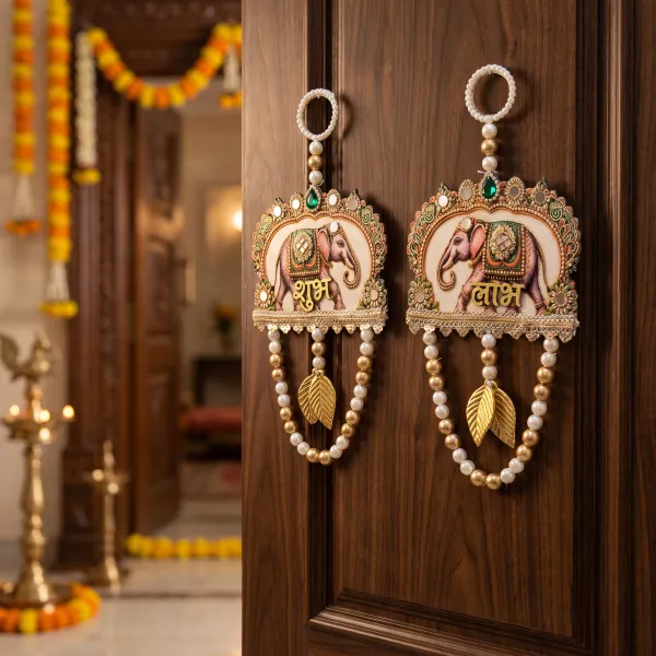 ShineYou_Shubh_Labh_Elephant_Door_Hanging_Pair