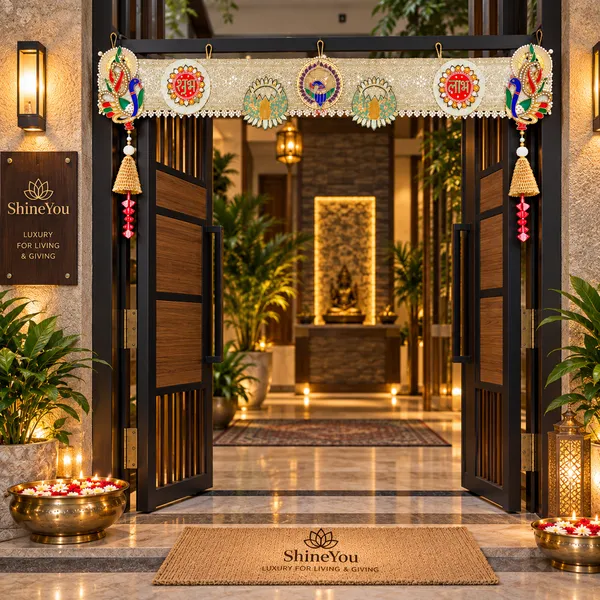 ShineYou_Shubh_Labh_Peacock_Bandhanwar_for_Main_Door