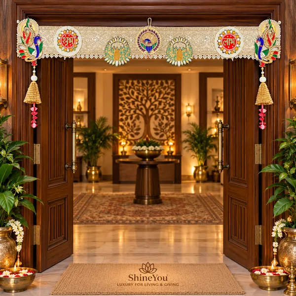 ShineYou_Shubh_Labh_Peacock_Bandhanwar_for_Main_Door