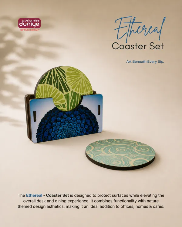 Ethereal__Devanagari_Print_Multicolor_Coaster_Set_Pack_Of_2