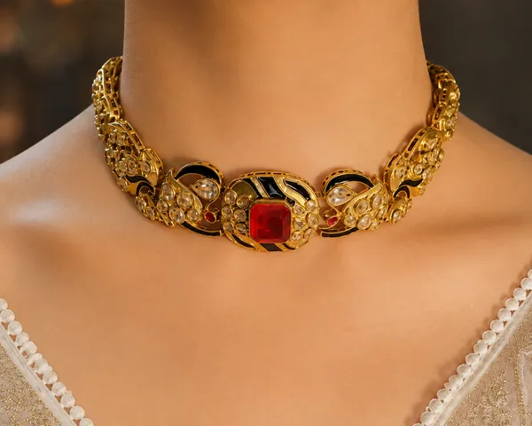 Noor_Peacock_Kundan_Statement_Choker
