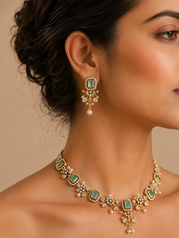 Noor_Floral_Crystal_Necklace_Set