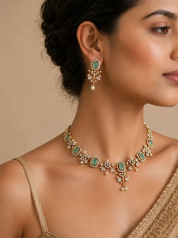 Noor_Floral_Crystal_Necklace_Set