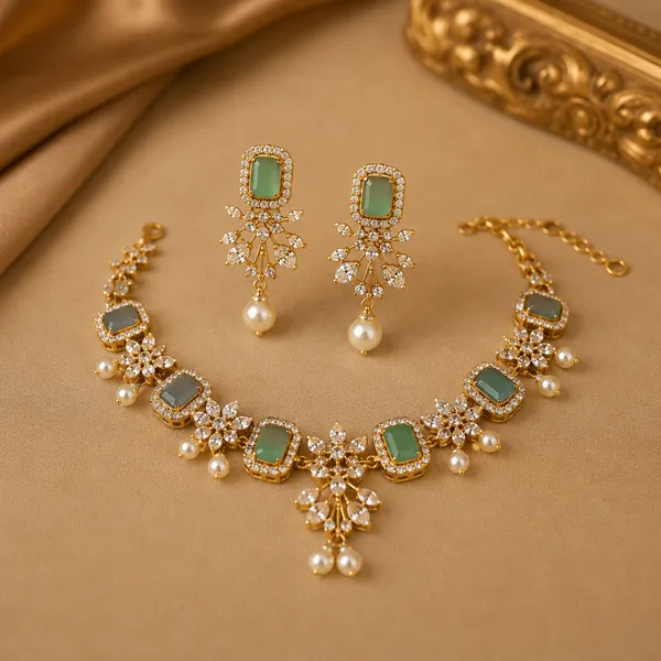 Noor_Floral_Crystal_Necklace_Set