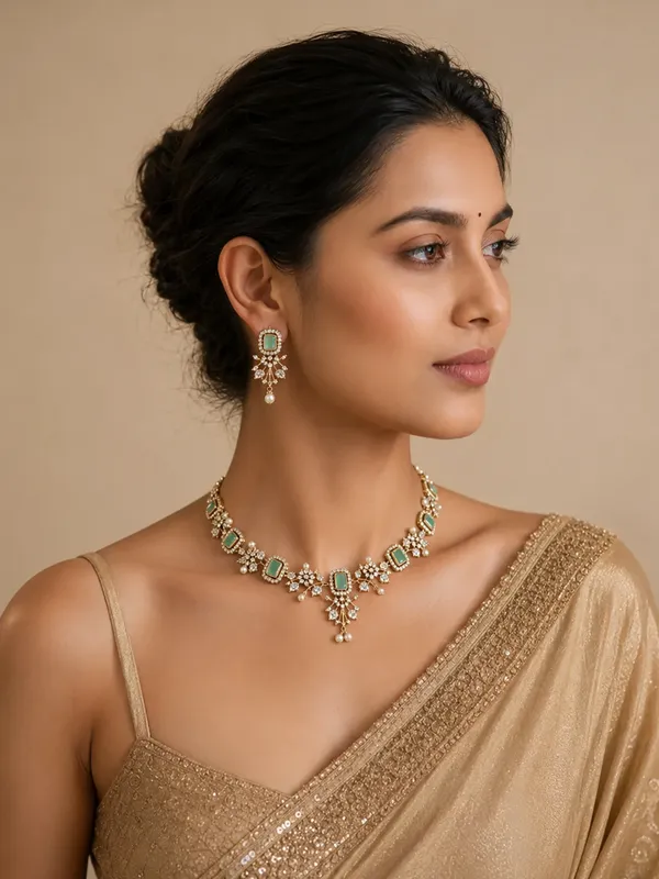 Noor_Floral_Crystal_Necklace_Set