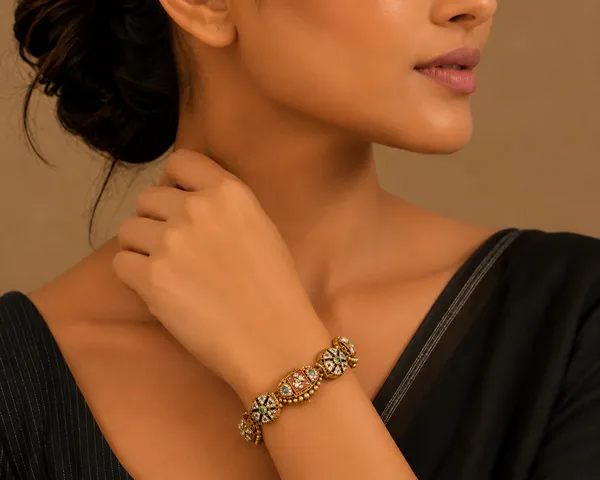 Noor_Royale_Meenakari_Convertible_Bracelet_Choker