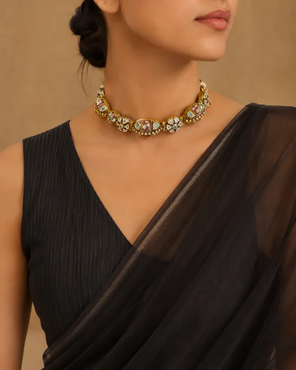 Noor_Royale_Meenakari_Convertible_Bracelet_Choker