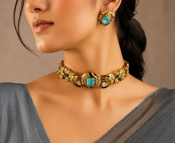 Noor_Peacock_Kundan_Statement_Choker