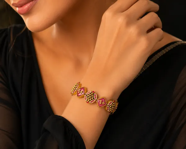 Noor_Meenakari_Convertible_Bracelet_Choker