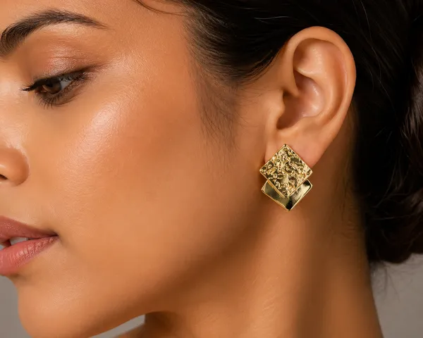Noor_Textured_Geometric_Stud_Earrings
