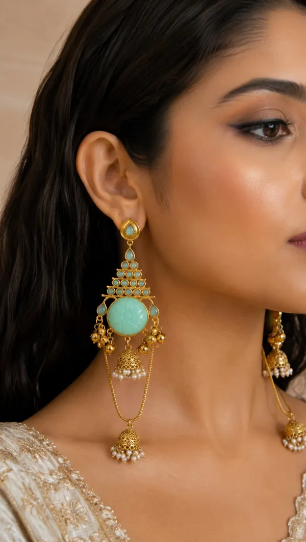 Noor_Kashmiri_Cascade_Earrings