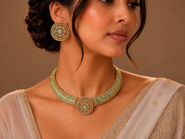 Noor_Meenakari_Antique_Choker_Necklace