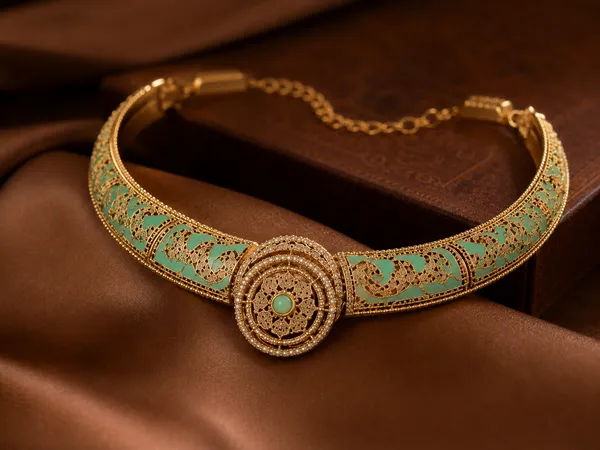 Noor_Meenakari_Antique_Choker_Necklace
