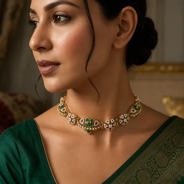 Noor_Royale_Meenakari_Convertible_Bracelet_Choker