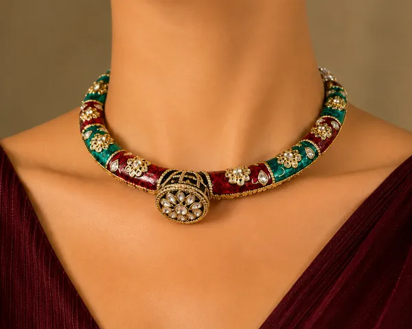 Noor_Meenakari_Antique_Choker_Necklace