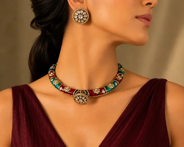 Noor_Meenakari_Antique_Choker_Necklace