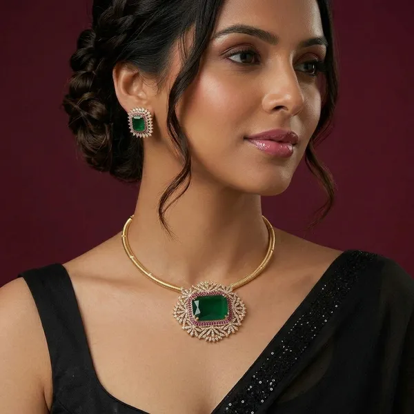 Noor_Emerald_Halo_Choker