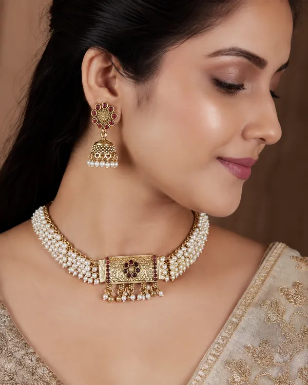 Noor_Pearl_Choker_Set