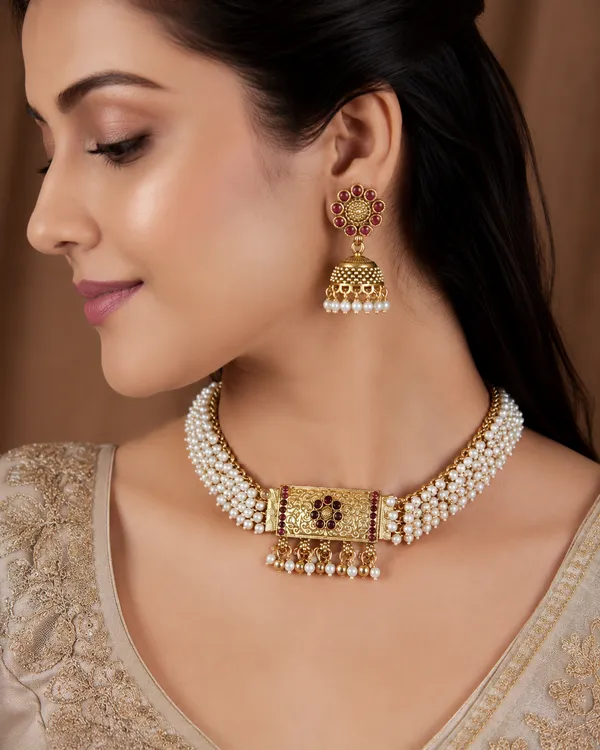 Noor_Pearl_Choker_Set