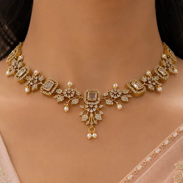 Noor_Floral_Crystal_Necklace_Set