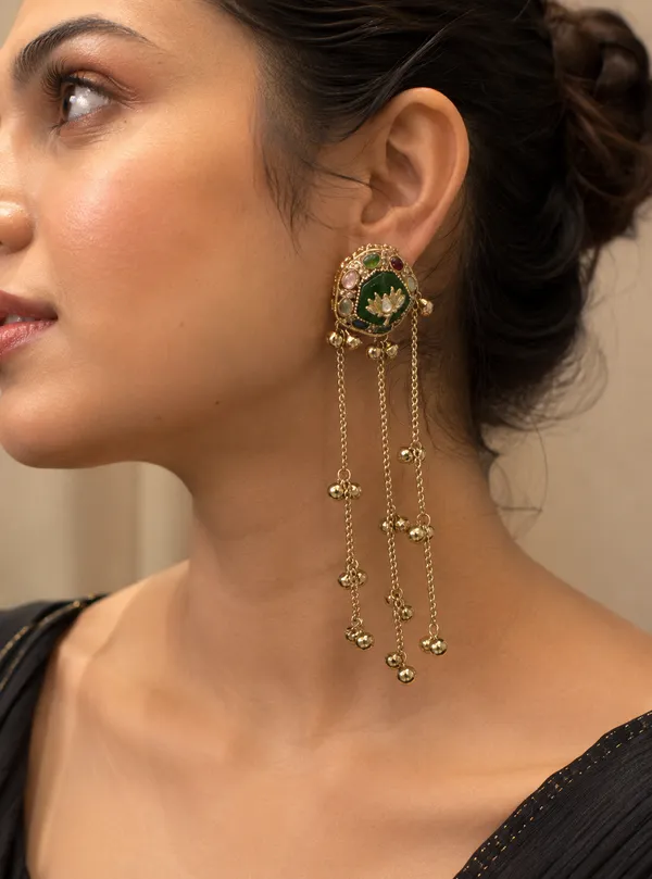 Noor_Lotus_Drape_Statement_Earrings