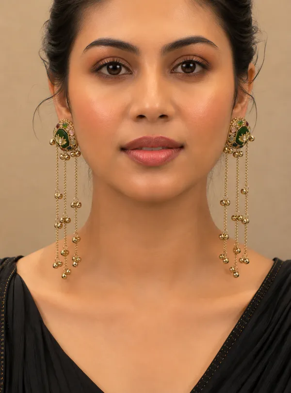 Noor_Lotus_Drape_Statement_Earrings