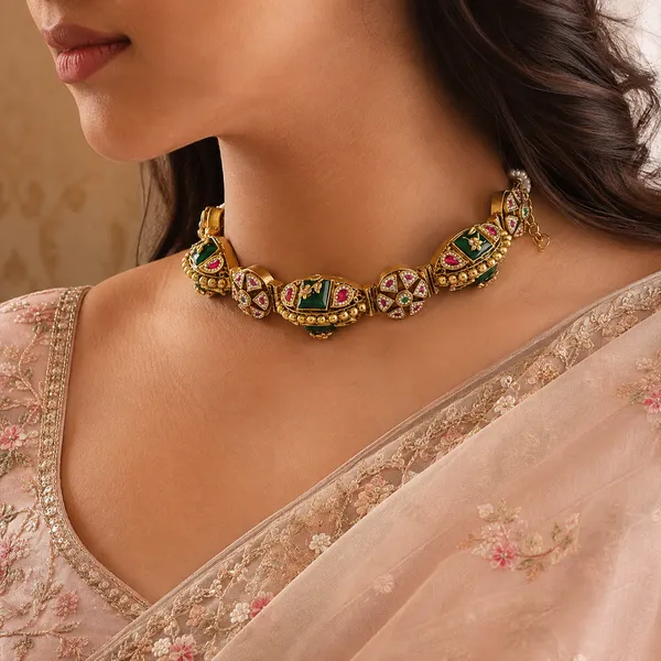 Noor_Royale_Meenakari_Convertible_Bracelet_Choker
