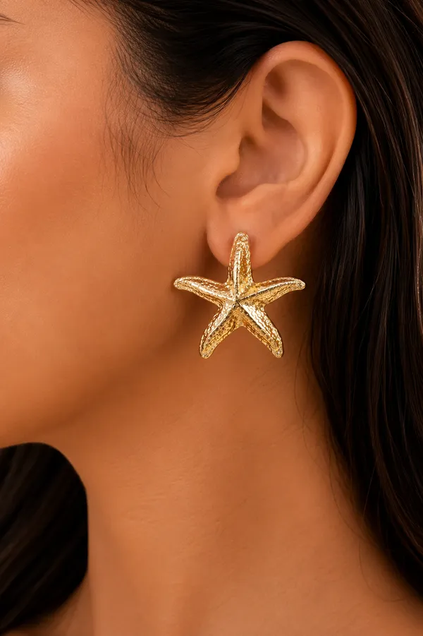 Noor_Starfish_Statement_Stud_Earrings