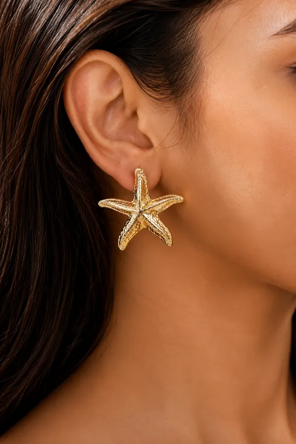 Noor_Starfish_Statement_Stud_Earrings