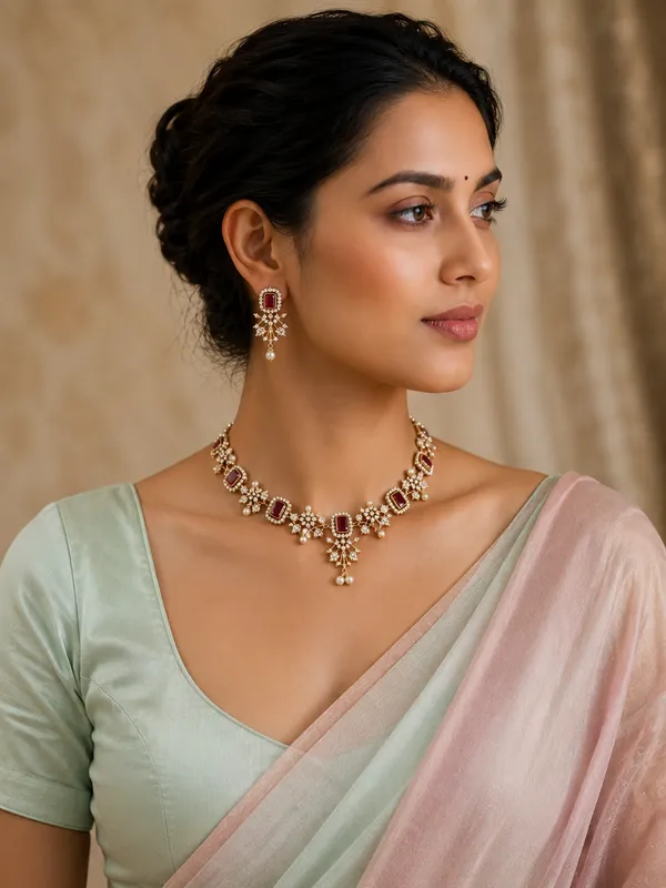 Noor_Floral_Crystal_Necklace_Set