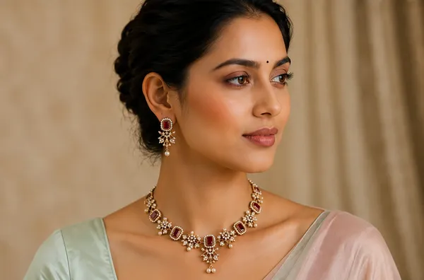 Noor_Floral_Crystal_Necklace_Set