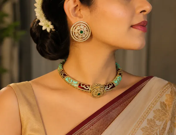 Noor_Meenakari_Antique_Choker_Necklace