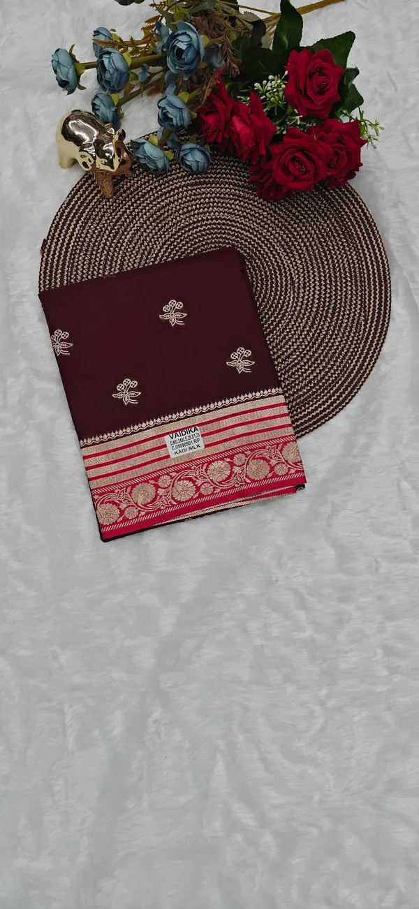 Maroon_Banarasi_Khaddi_Georgette_Silk_Saree_For_Women