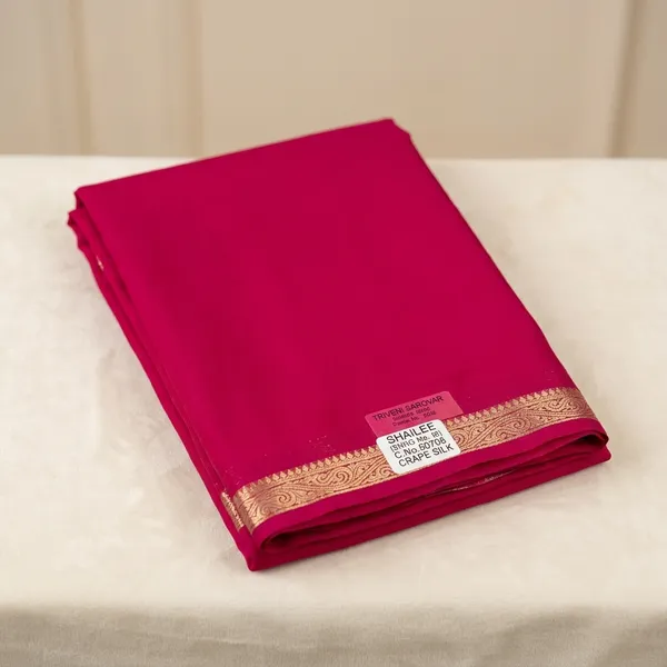 Magenta_Semi_Mysore_Crepe_Silk_Saree_For_Women