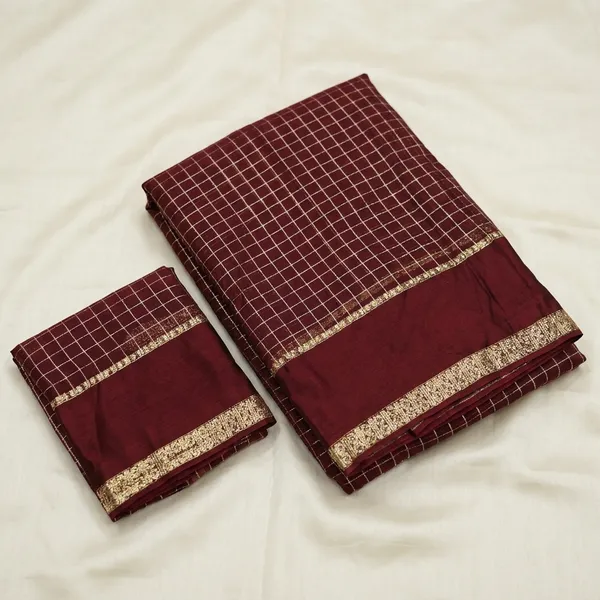 Maroon_Soft_Viscose_Georgette_Saree_For_Women