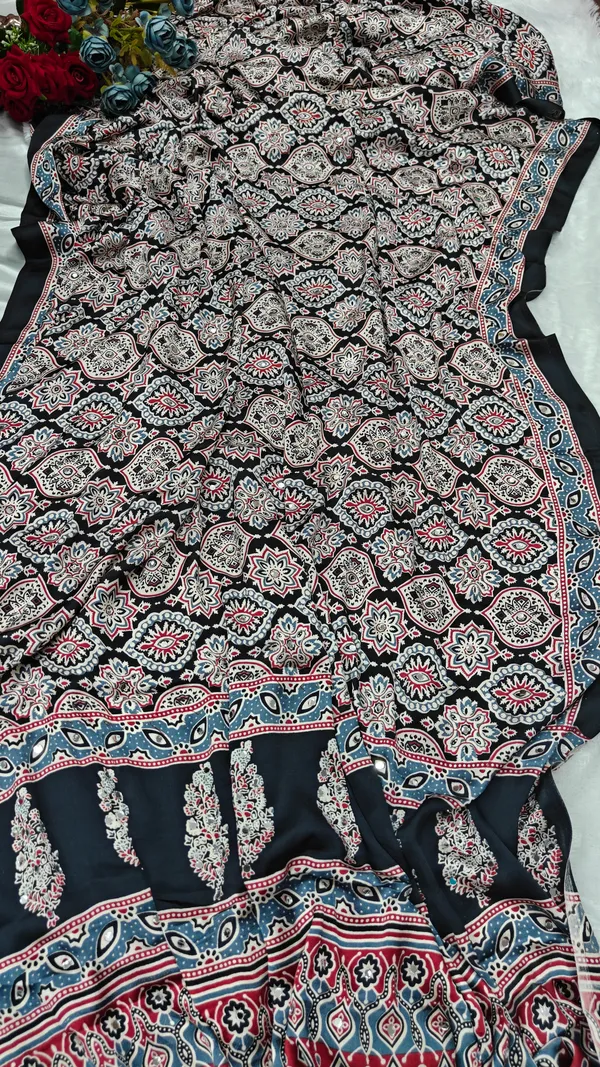 DN91_soft_gajji_sattin_ajrakh_printed_mirror_work_celebrity_inspired_saree_for_women_