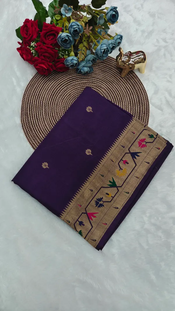 DN95_Premium_Quality_Pure_Munga_Handlooms_Paithani__Saree_For_Women