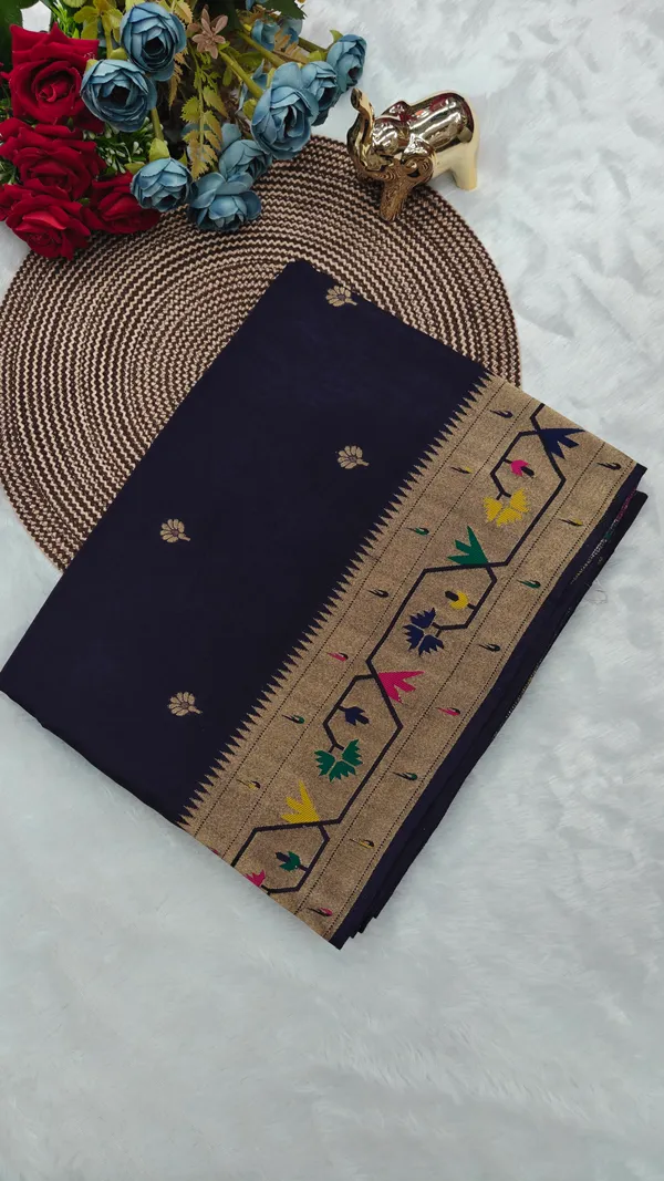 DN95_Premium_Quality_Pure_Munga_Handlooms_Paithani__Saree_For_Women