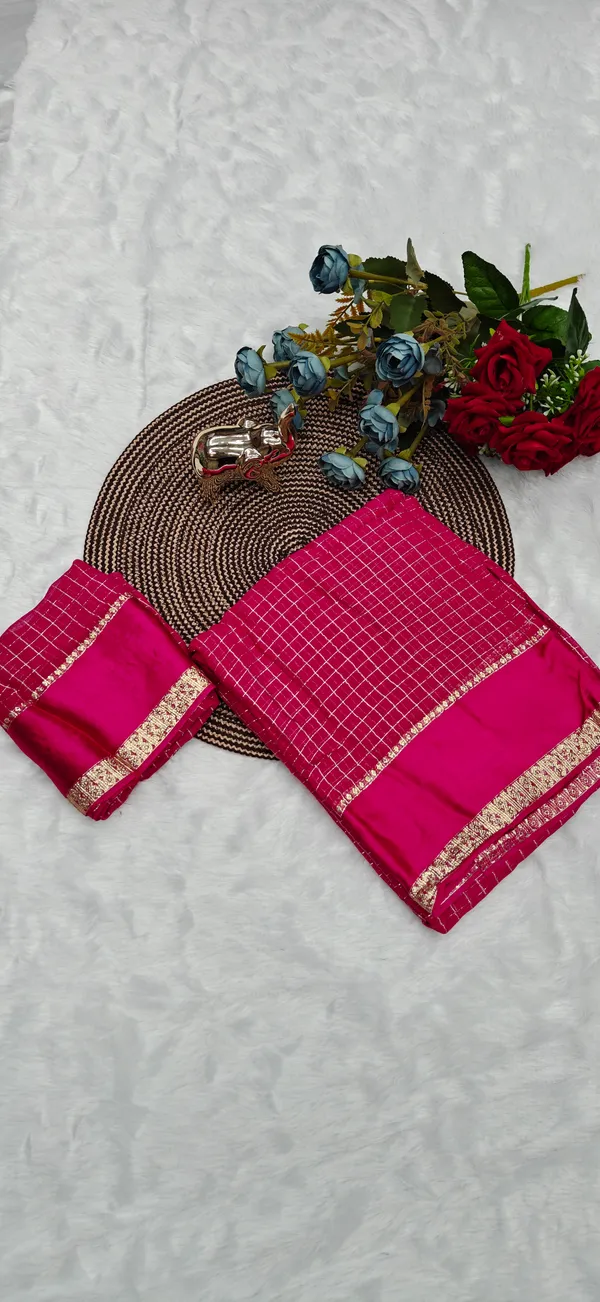 Pink_Soft_Viscose_Georgette_Saree_For_Women