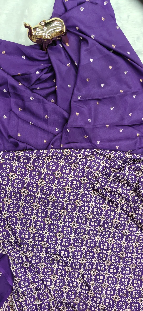 Purple_Gajji_Satin_Ajrakh_Printed_Mirror_Work_Saree_For_Women