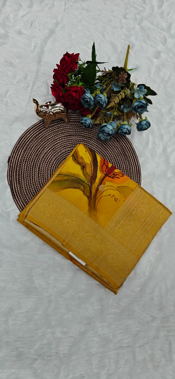 Yellow_Pure_Viscose_Silk_Saree_For_Women